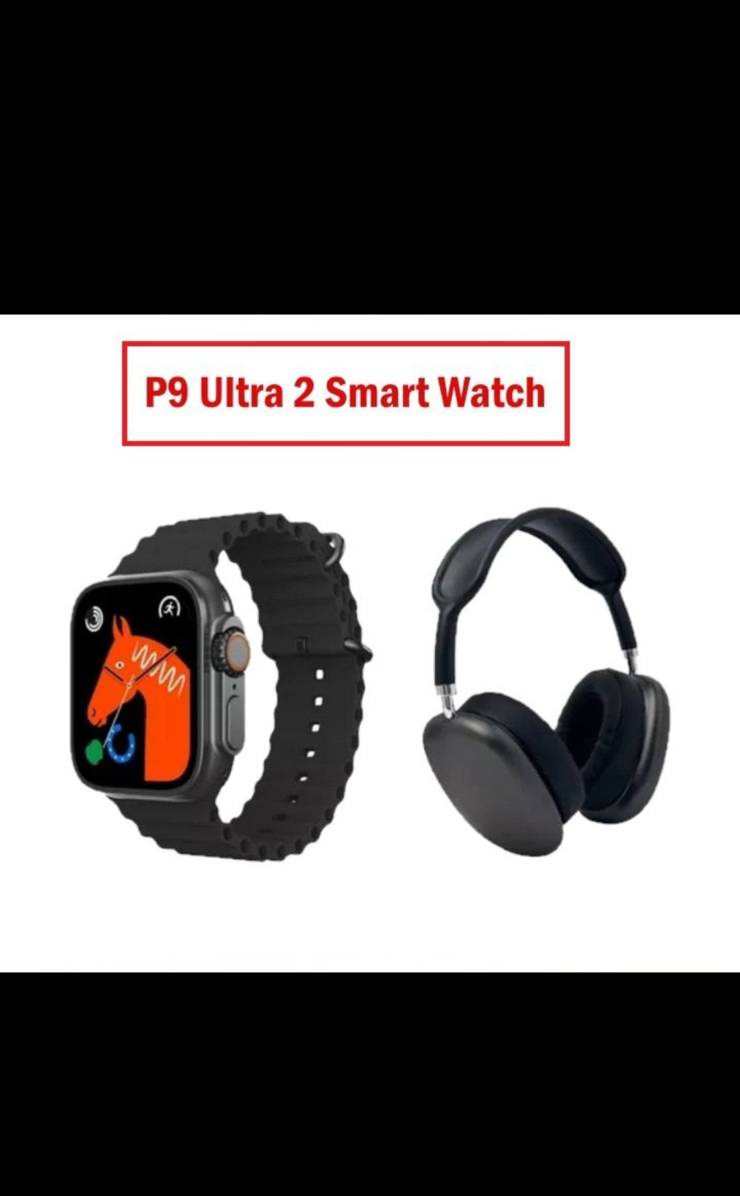 Sport Pack P9 Ultra 2™ Casque&SmartWatch