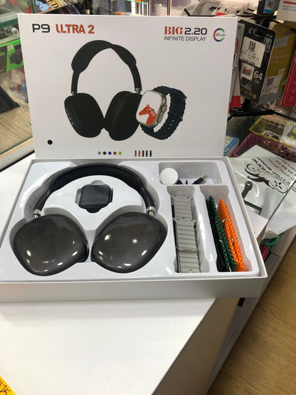 Sport Pack P9 Ultra 2™ Casque&SmartWatch