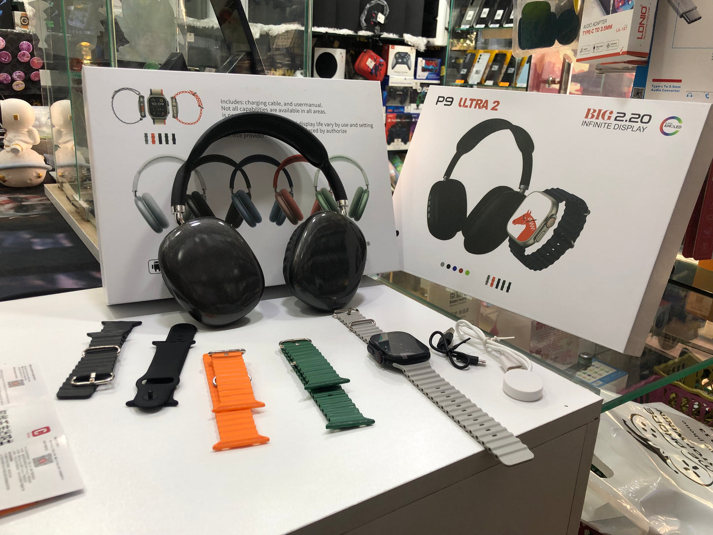 Sport Pack P9 Ultra 2™ Casque&SmartWatch